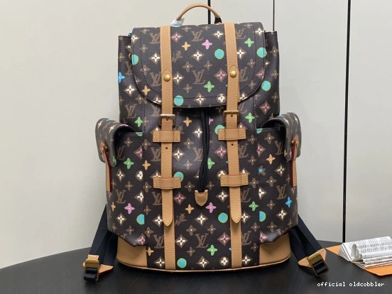 Official oldcobbler CHRISTOPHER LOUIS VUITTON Backpack-41*48*13CM 0712